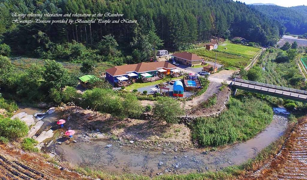 Rainbow Hwangto Pension 平昌郡 エクステリア 写真