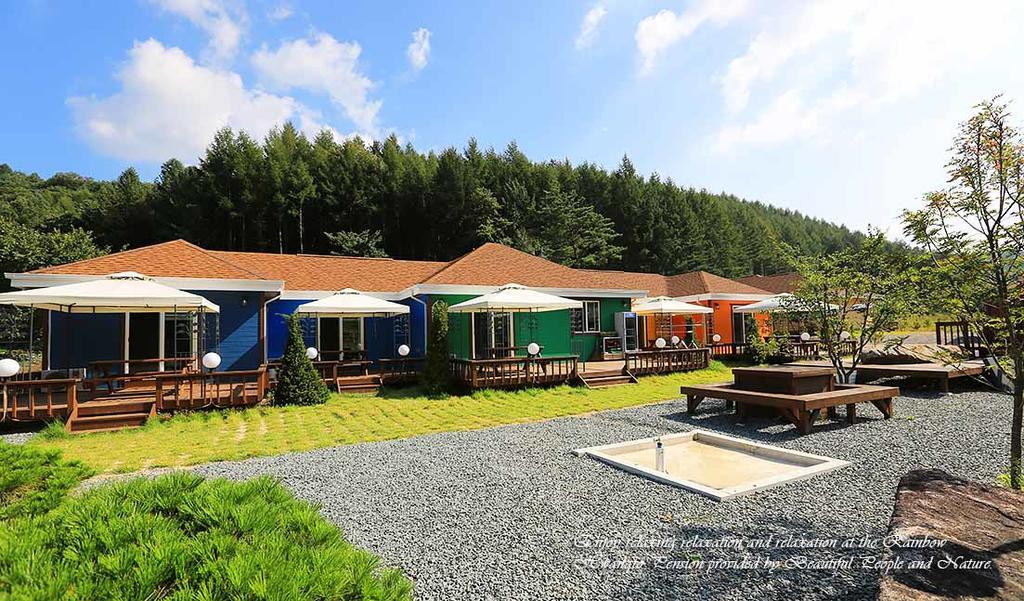 Rainbow Hwangto Pension 平昌郡 エクステリア 写真